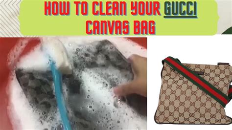 how to clean a cloth gucci bag|how to maintain luxury bags.